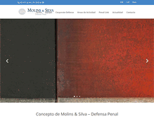 Tablet Screenshot of molins-silva.com
